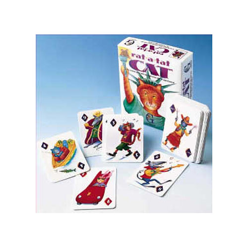 Gamewright Rat-A-Tat Cat: A Fun Numbers Card Game with Cats (and a Few  Rats) Fun