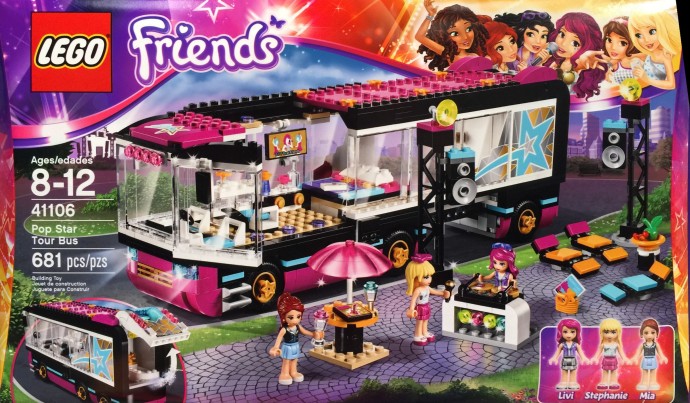 LEGO Friends Pop Star Bus toys et cetera