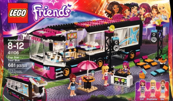 LEGO Friends Pop Star Tour Bus toys et cetera