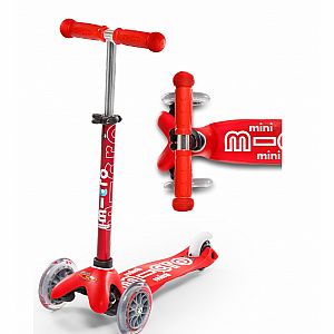 Mini Micro Deluxe Kickboard Scooter -red