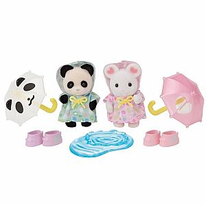 Calico Critters 2024 Rainy Day Duo