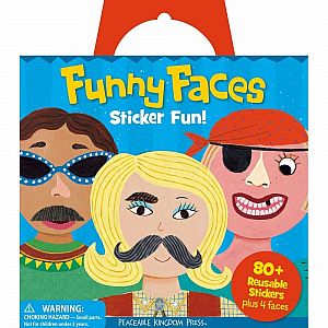 Sticker Tote: Funny Faces