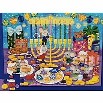 36pc Hannukah Lights Jigsaw Puzzle