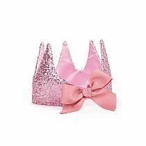 Pink Sequin Crown