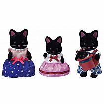 Calico Critters Midnight Cat Family