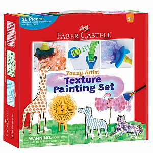 Young Artist Texture Painting