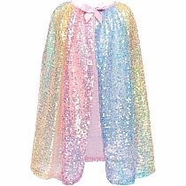 Great Pretenders Stripy Sequins Cape, size 4/6