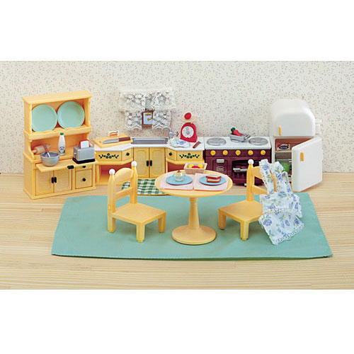 Calico Critters Kitchen and Fridge Set